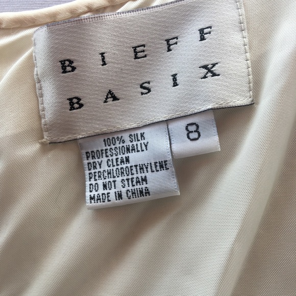 Bieff Basix  Mini Dress SILK / BEADED / Holiday - Picture 3 of 12